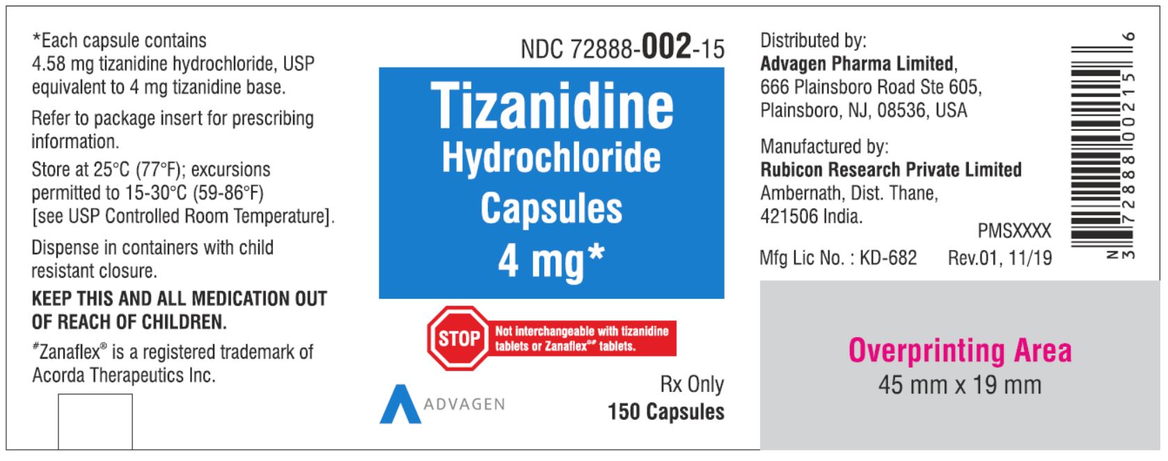 Principal Display Panel - 4 mg 150 Capsule Bottle