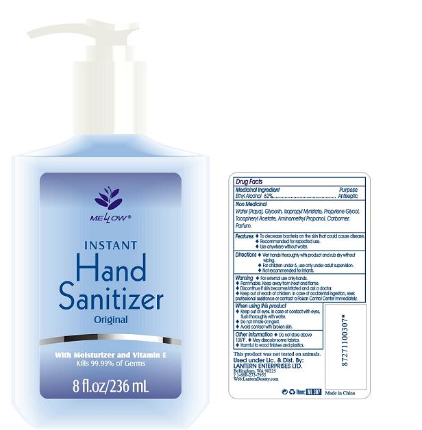 Lantern Enterprises Hand Sanitizer Original 8 oz 50154-0030-5