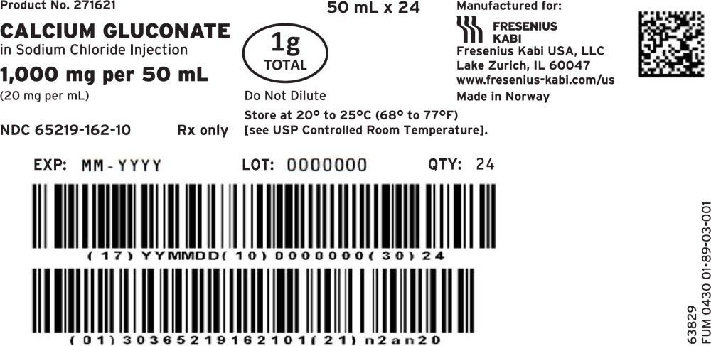 PACKAGE LABEL - PRINCIPAL DISPLAY – Calcium Gluconate 1 g Shipper Label
