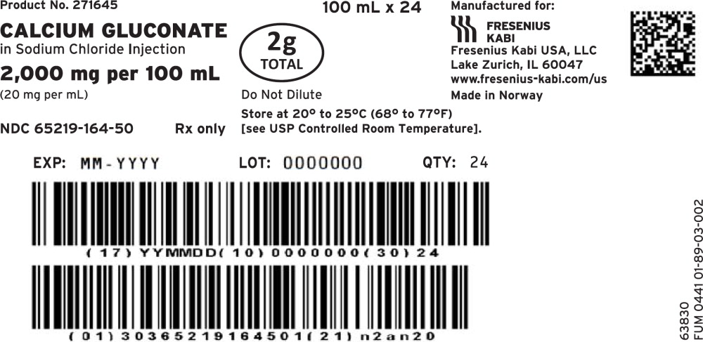 PACKAGE LABEL - PRINCIPAL DISPLAY – Calcium Gluconate 2 g Shipper Label
