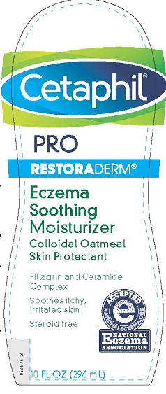 P53976-2 Cetaphil PRO Restoraderm Eczema Soothing Moisturizer Front Label