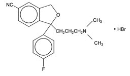 Citalopram Hydrobromide Structural Formula