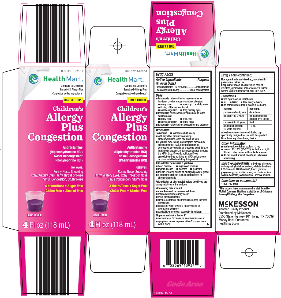 children's allergy plus congestion carton