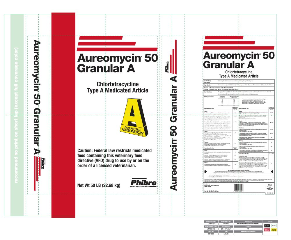 Aureomycin 50 A Granular Label