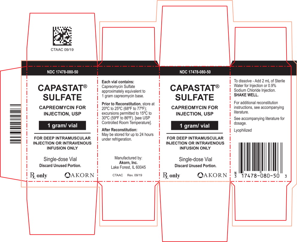 CAPASTAT SULFATE Container Label

