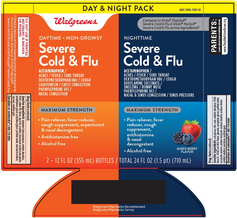 Daytime Severe Cold & Flu and Nighttime Severe Cold & Flu Image 1