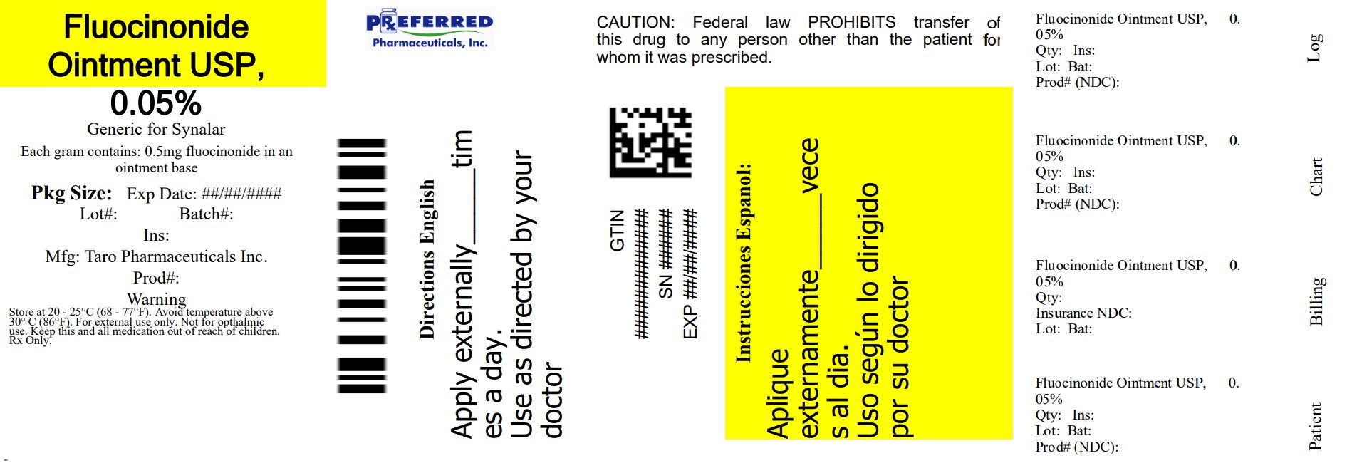Fluocinonide Ointment USP 0.05% 