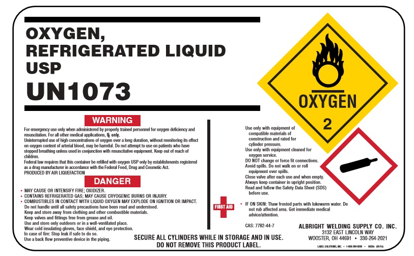 oxygen label 2