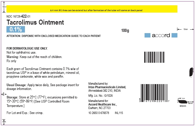 Tacrolimus Ointment-0.1%-100g Foil