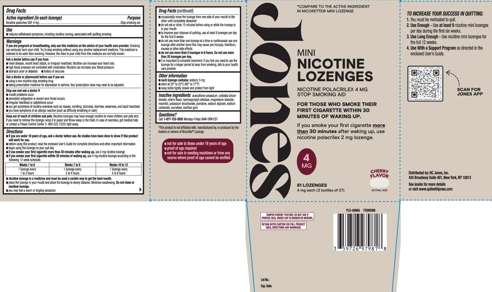 Nicotine Polacrilex USP, 4 mg