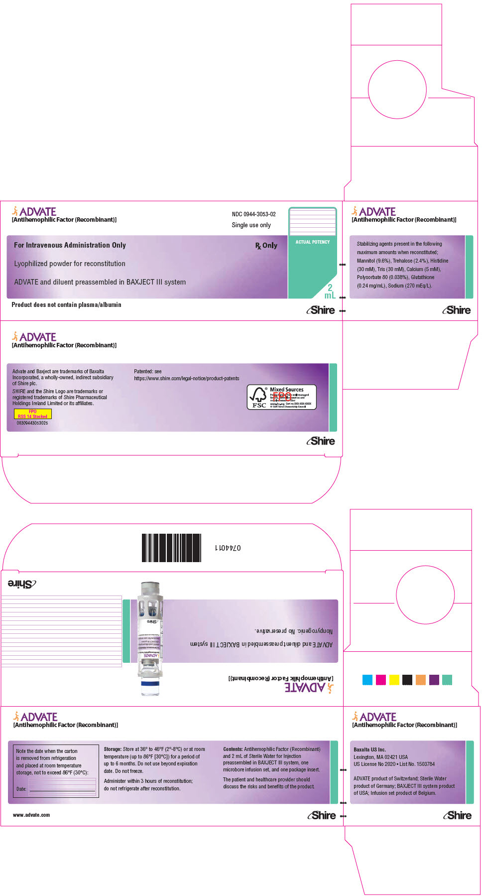 PRINCIPAL DISPLAY PANEL - 1000 IU 2 mL Kit Carton