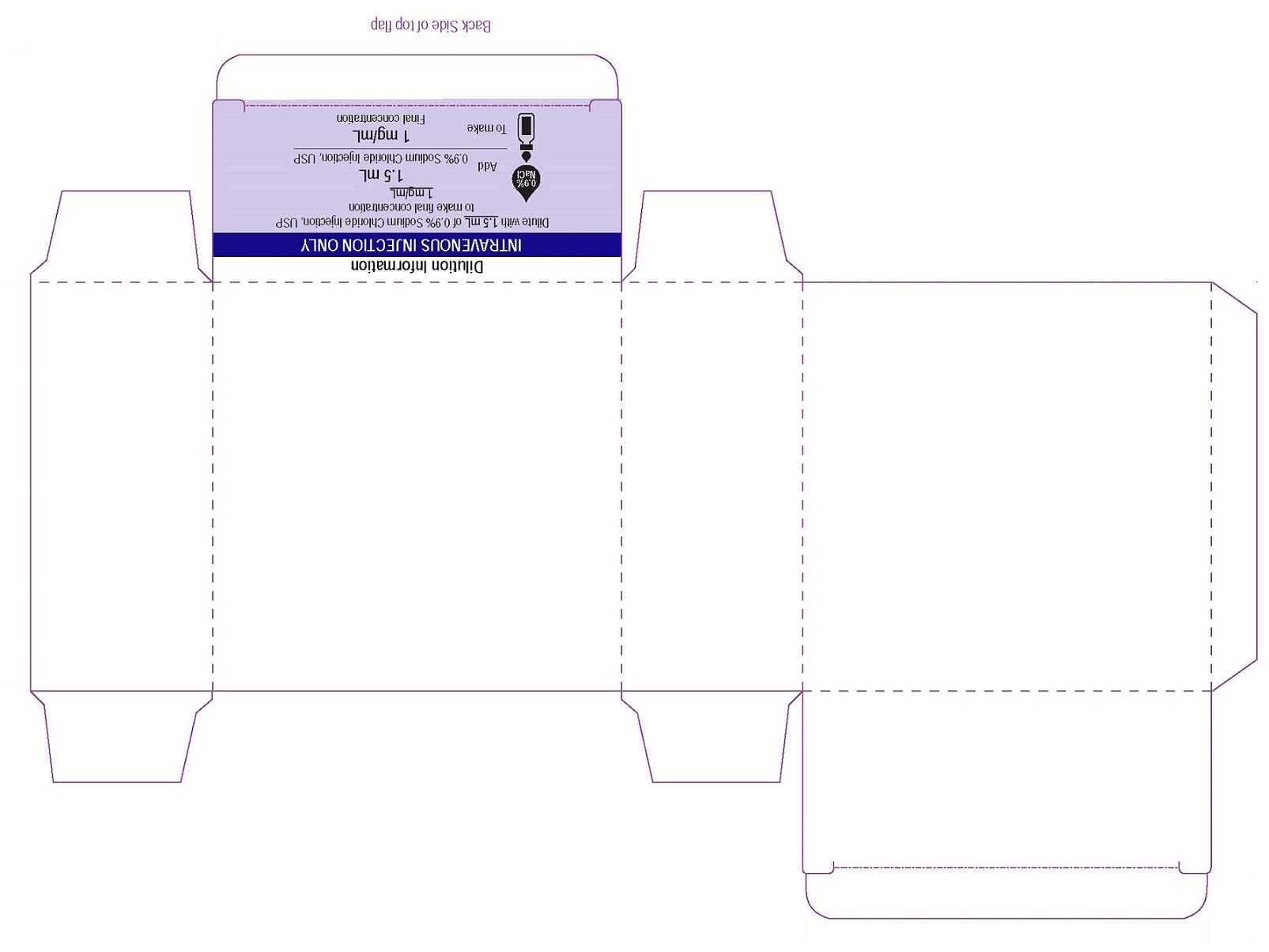 PRINCIPAL DISPLAY PANEL - 2.5 mg Vial Carton