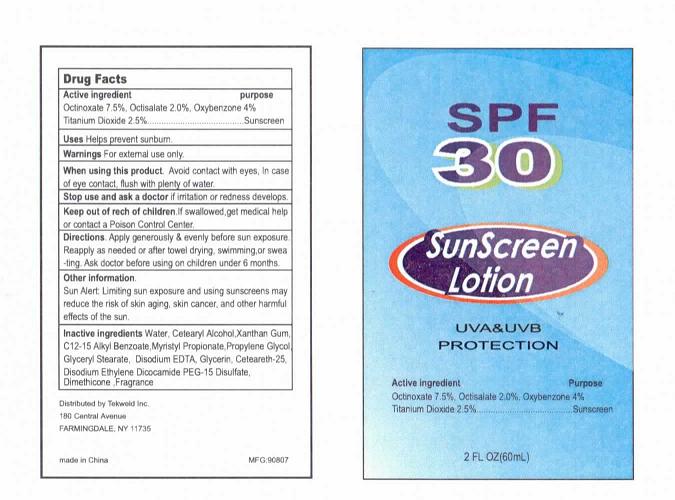 SPF 30 Sunscreen Lotion 60mL