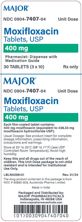 400mg carton label