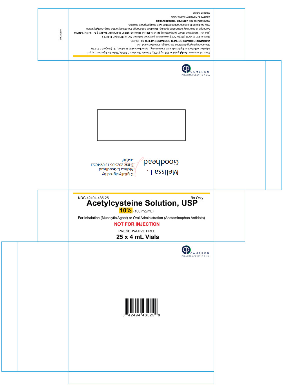 PRINCIPAL DISPLAY PANEL - 100 mg/mL Vial Carton