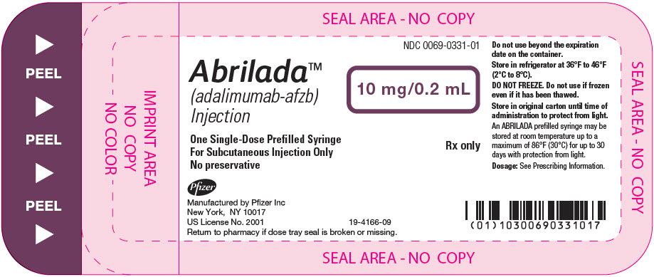 PRINCIPAL DISPLAY PANEL - 0.2 mL Syringe Tray Label