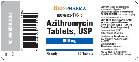 Azithromycin Container Label