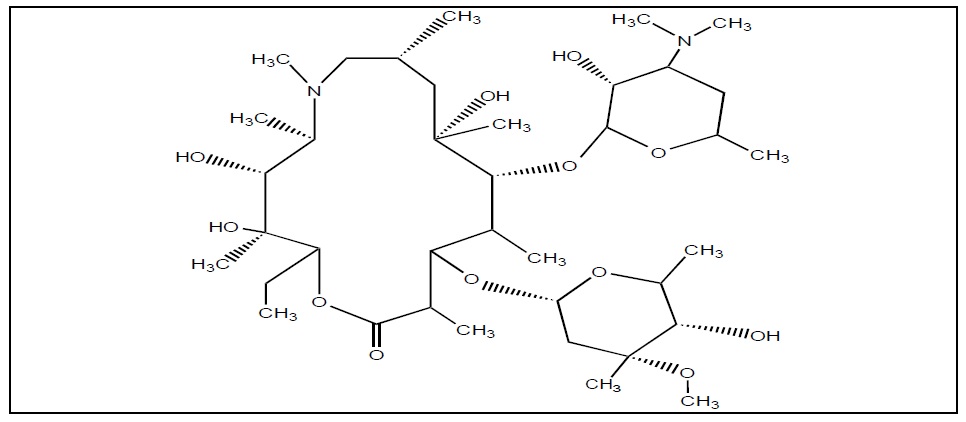 chemical structure Azithromycin