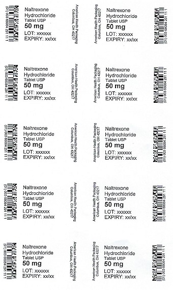 50 mg Naltrexone HCl Tablet Blister