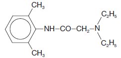 lidocaine chemical structure