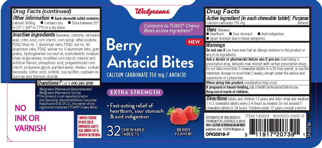 Walgreen Antacid Berry Bites 32ct