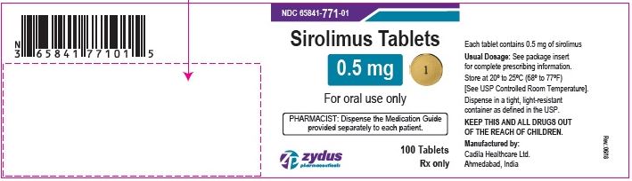 Sirolimus Tablets,  0.5 mg