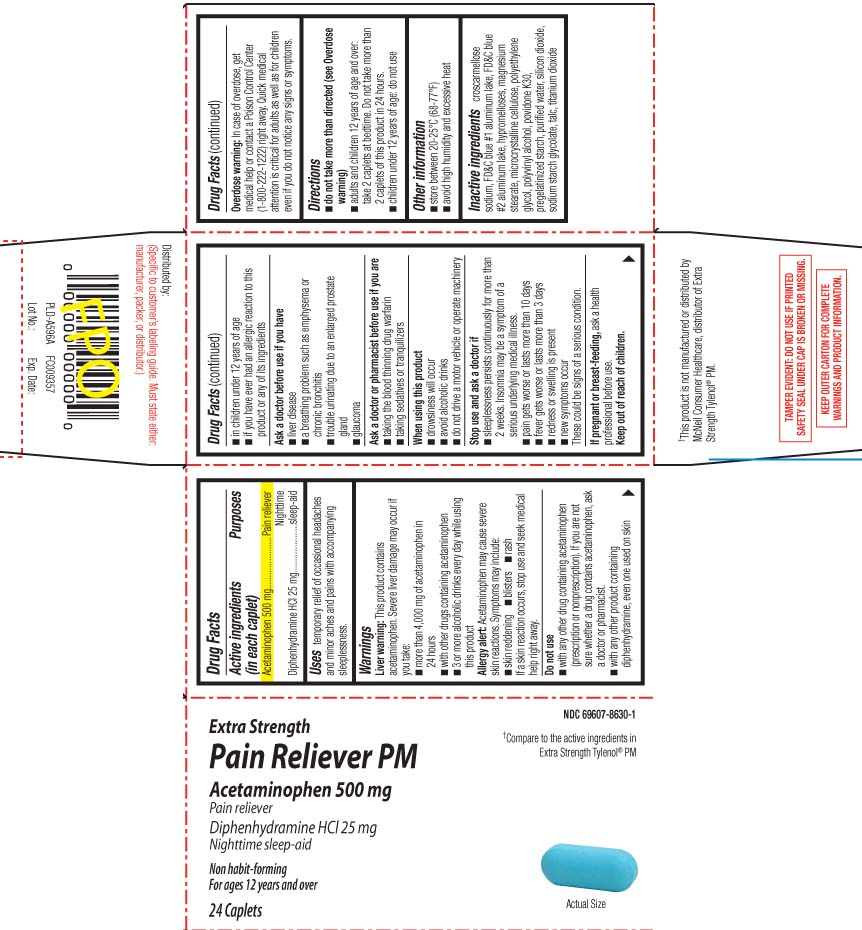 Acetaminophen 500 mg Diphenhydramine HCl 25 mg