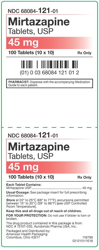 45 mg Mirtazapine Tablets Carton
