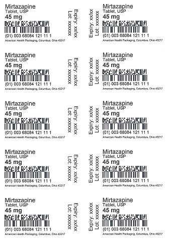 45 mg Mirtazapine Tablet Blister