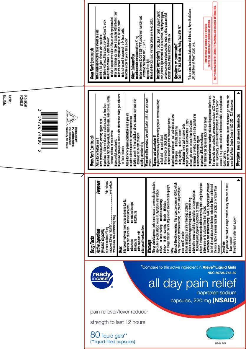 Naproxen sodium 220 mg (naproxen 200 mg) (NSAID)* *nonsteroidal anti-inflammatory drug