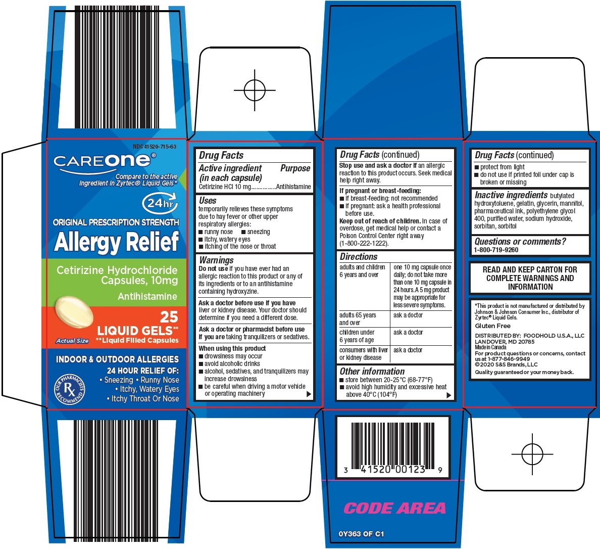 Allergy Relief Carton