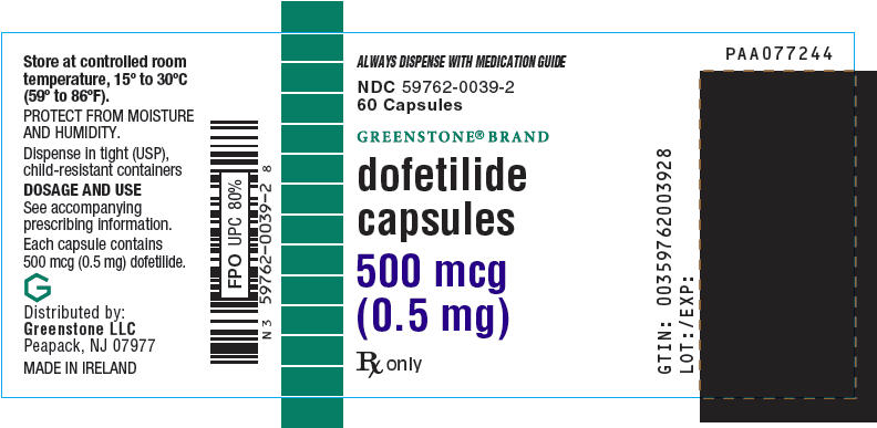 PRINCIPAL DISPLAY PANEL - 500 mcg Capsule Bottle Label
