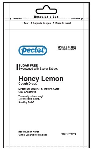 Honey Lemon Sugar Free Cough Drops 36