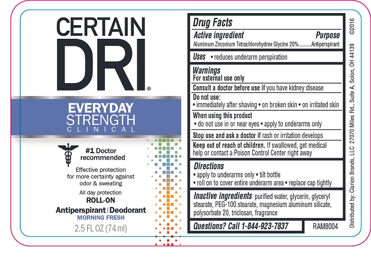 every day strength clinical roll-on label