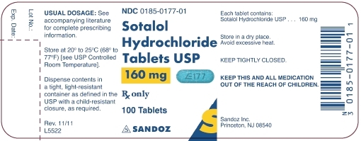 160 mg x 100 Tablets