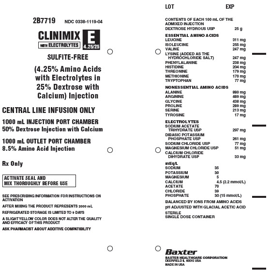 Clinimix E Representative Container Label 0338-1119