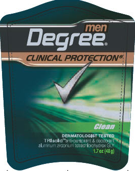 Degree Clinical Protection Clean 1.7 oz front PDP