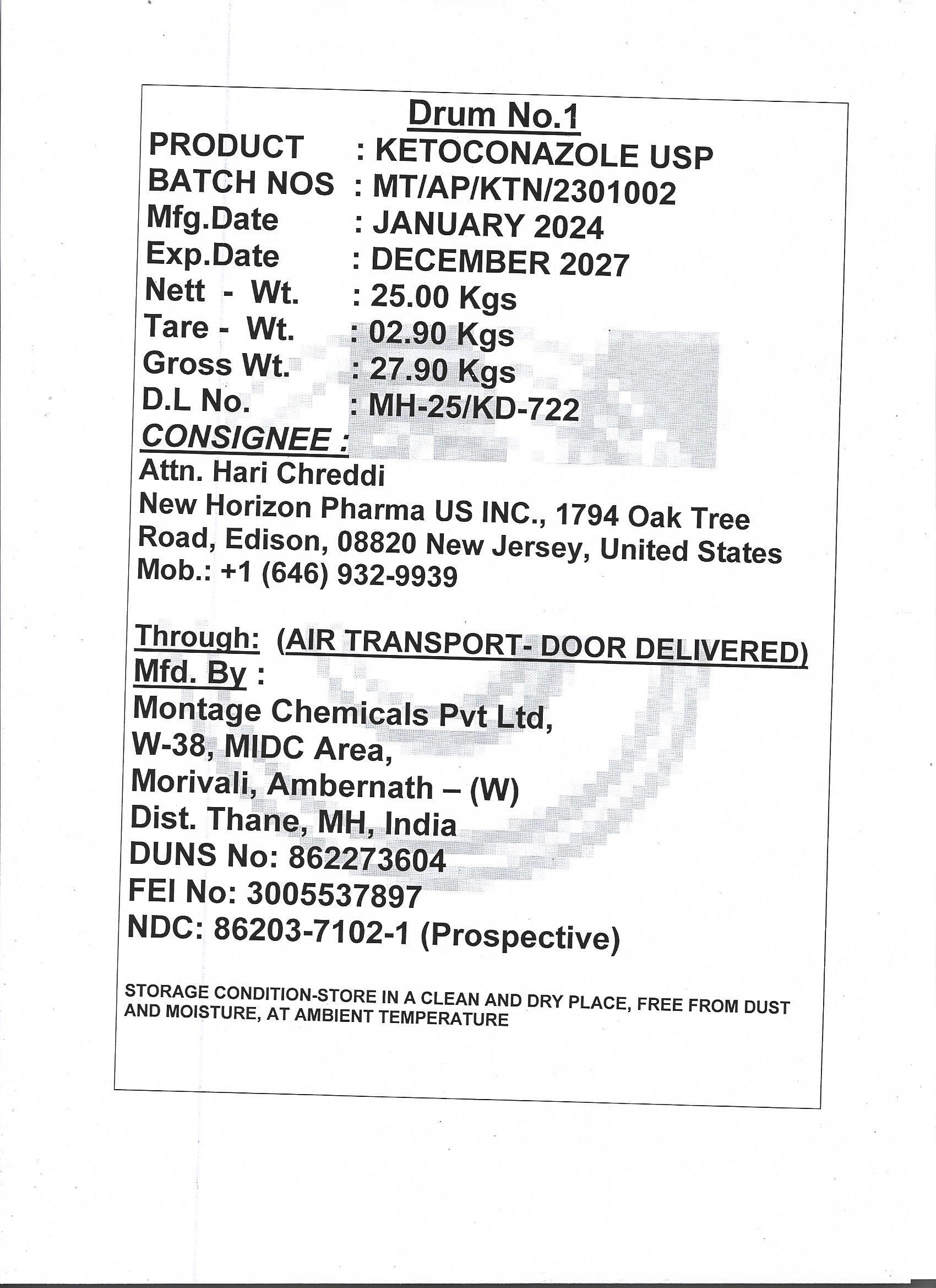 PROSPECTIVE DRUM LABEL