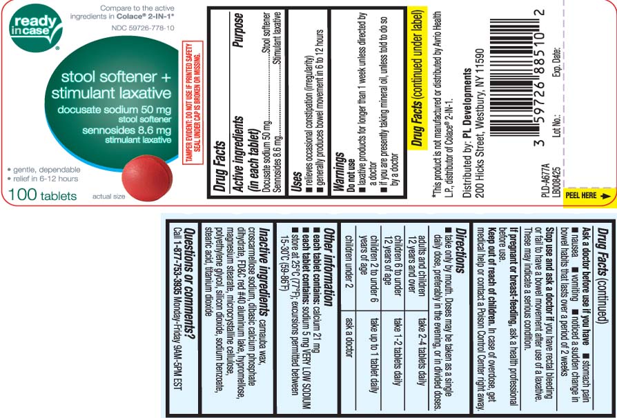 Docusate Sodium 50 mg Sennosides 8.6 mg