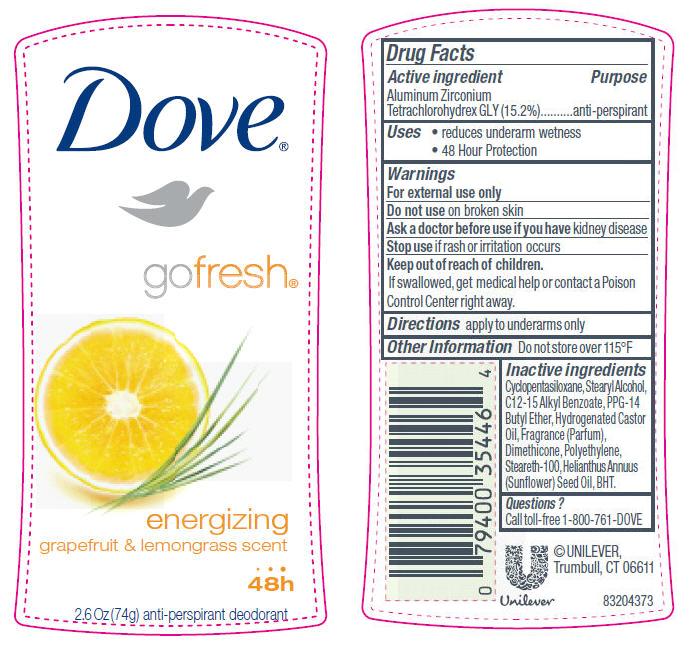 Dove Go Fresh Energizing 48 PDP