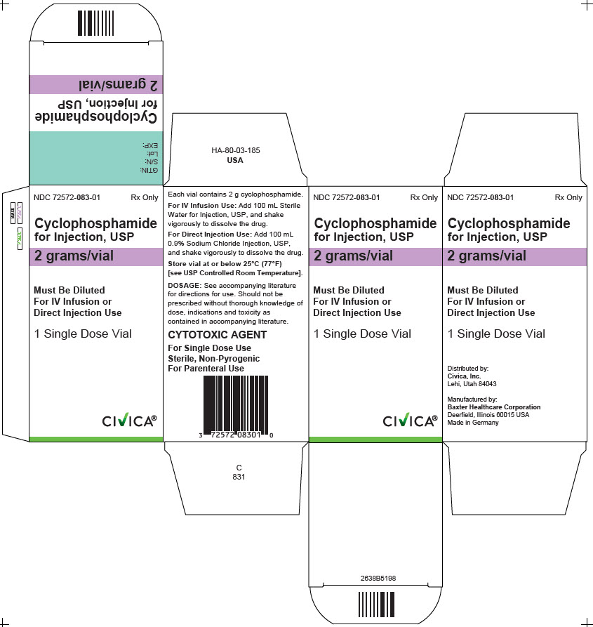 Representative Carton Label 72572-083-01 2g