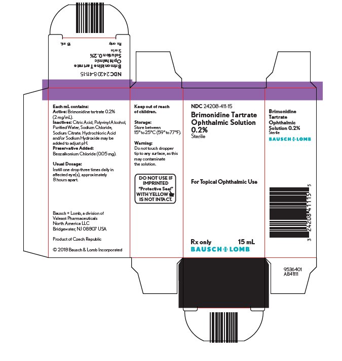 BRIMONIDINE TARTRATE solution/ drops