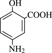 Mesalamine Structural Formula