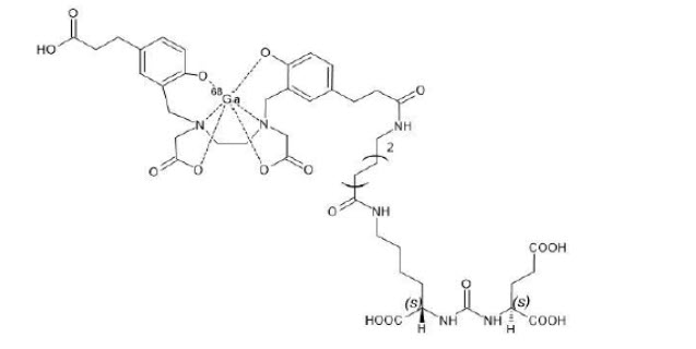 Figure 3. Chemical Structure of Gallium Ga 68 Gozetotide