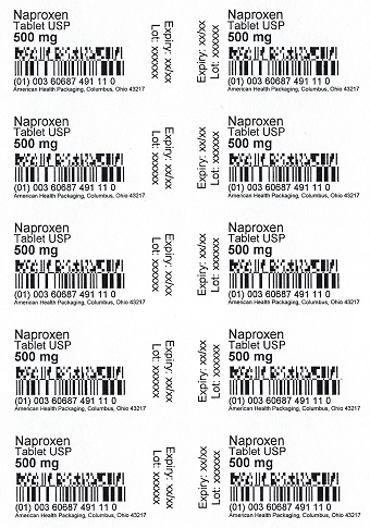 500 mg Naproxen Tablet Blister