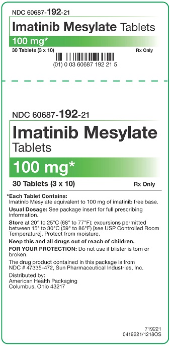 100 mg Imatnib Mesylate Tablets Carton