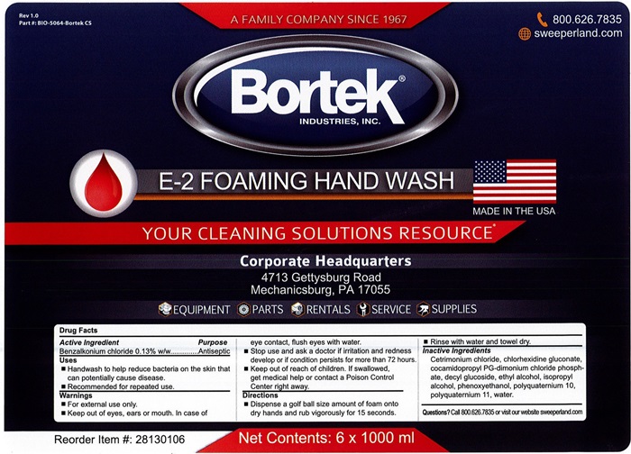 Bortek E2 Hand Wash Case Label
