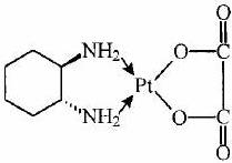 Oxaliplatin structural formula