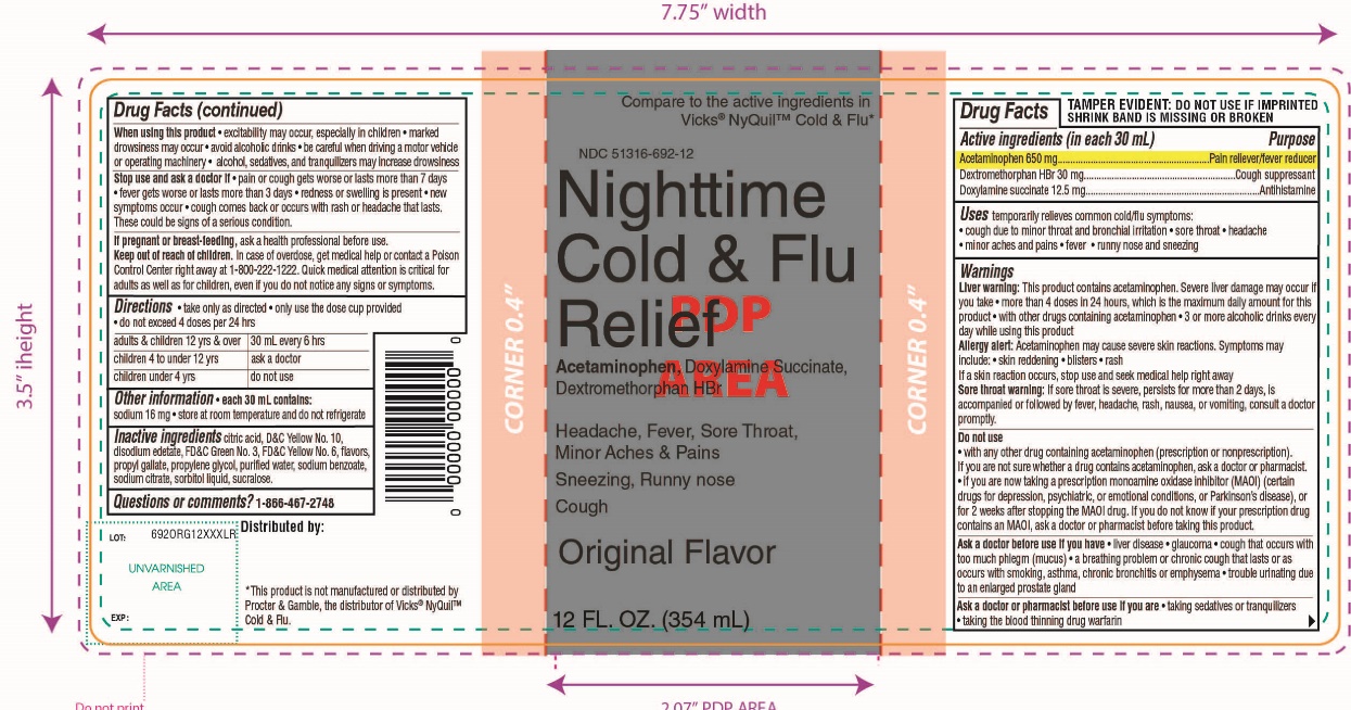 CVS Nighttime Cold and Flu Relief