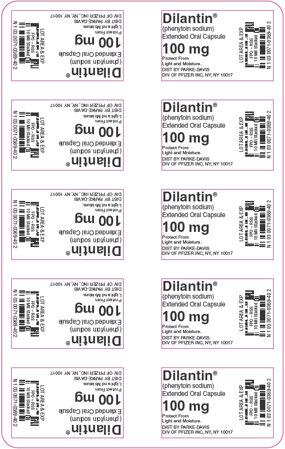 PRINCIPAL DISPLAY PANEL - 100 mg Capsule Blister Pack